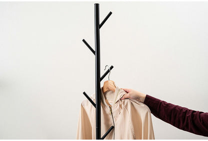 ハンガー LFS-54 東谷 ポールハンガー ハンガー 収納 スチール コートハンガー 帽子 カバン 幅26cm 奥行26cm スリム シンプル おしゃれ 新生活 ブラック(代引不可)