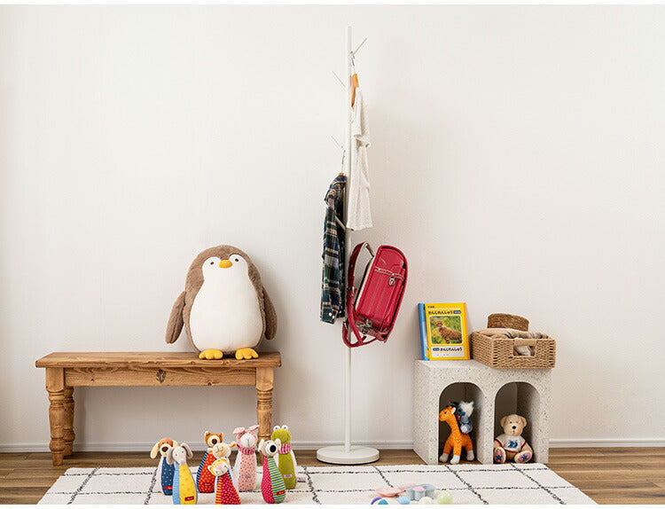 ハンガー LFS-54 東谷 ポールハンガー ハンガー 収納 スチール コートハンガー 帽子 カバン 幅26cm 奥行26cm スリム シンプル おしゃれ 新生活 ブラック(代引不可)