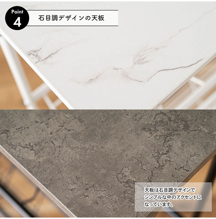 石目調シューズ・ディスプレイラック LFS-55 東谷 シューズラック 3段 幅60cm 靴箱 棚 ディスプレイラック オープンラック オープンシェルフ マガジンラック スチールラック 下駄箱 靴箱 玄関収納(代引不可)