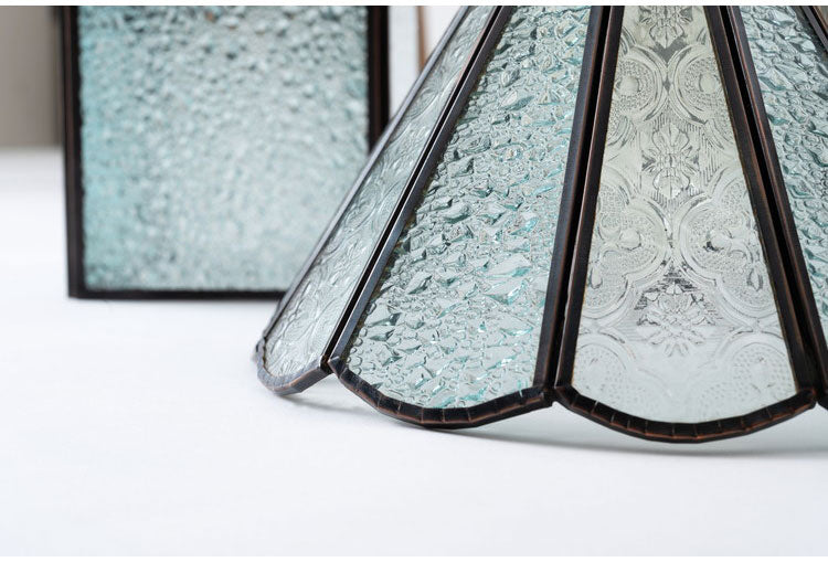 ステンドグラスライト ガラス スチール ペンダントライト 照明 シンプル 一灯 おしゃれ 北欧 かわいい インテリア リビング ダイニング 寝室 吊り下げ シンプル キッチン(代引不可)