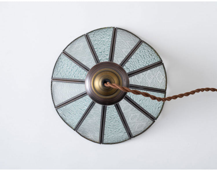 ステンドグラスライト ガラス スチール ペンダントライト 照明 シンプル 一灯 おしゃれ 北欧 かわいい インテリア リビング ダイニング 寝室 吊り下げ シンプル キッチン(代引不可)