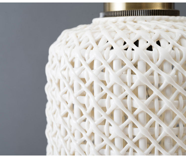 ライト 照明 ライト LED対応 天然木 陶器 吊り下げ式 ペンダントライト リビング キッチン おしゃれ レトロ ダイニング 寝室 カフェ 天井照明 ホワイト 白 シンプル 長さ調節(代引不可)