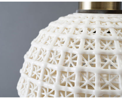 ライト 照明 ライト LED対応 天然木 陶器 吊り下げ式 ペンダントライト リビング キッチン おしゃれ レトロ ダイニング 寝室 カフェ 天井照明 ホワイト 白 シンプル 長さ調節(代引不可)