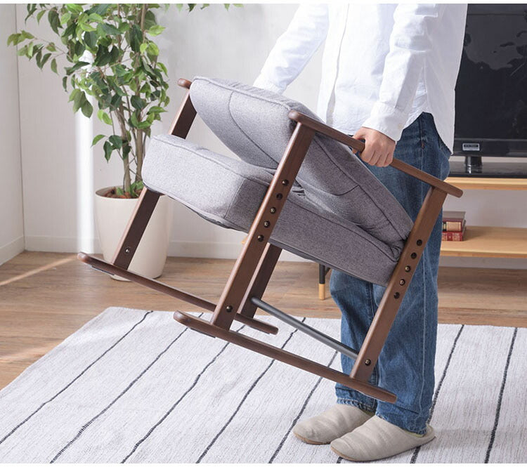 高座椅子 座椅子 7段階リクライニング 4段階高さ調節 シンプル 折りたたみ リクライニングチェア リクライニング 一人掛け 椅子 高座椅子 高座 椅子 リクライニングソファ 一人用(代引不可)