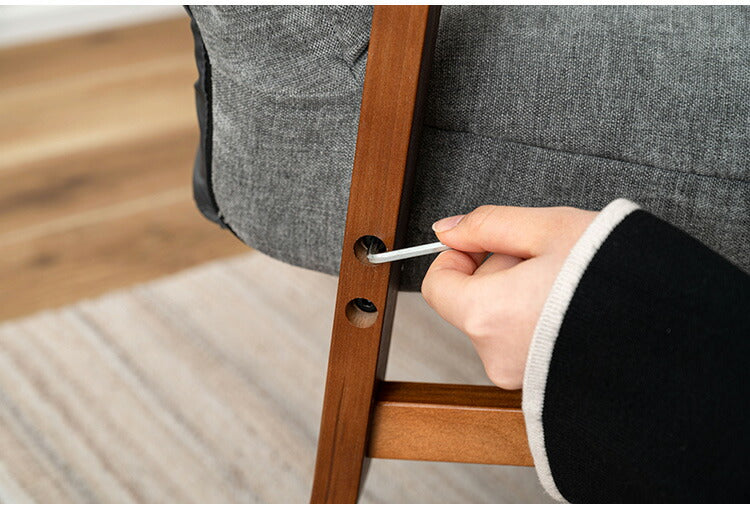 高座椅子 LSS-36 東谷 高座椅子 座椅子 6段階リクライニング シンプル 折りたたみ ゆったり ベージュ(代引不可)