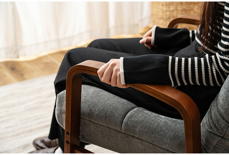 高座椅子 LSS-36 東谷 高座椅子 座椅子 6段階リクライニング シンプル 折りたたみ ゆったり ベージュ(代引不可)