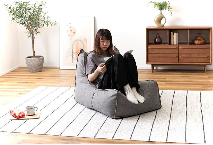 ソファ ローソファ リラックス 圧縮ソファ くつろぎ ボリューム カバーリング コンパクト ポケット付き インテリア おしゃれ(代引不可)