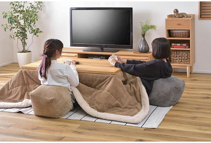 クッション ビーズクッション ミニビーズクッション コーデュロイ キューブ型 四角 カバーロング ダブルファスナー マイクロビーズ 持ち運び 軽い コンパクト シンプル ナチュラル(代引不可)