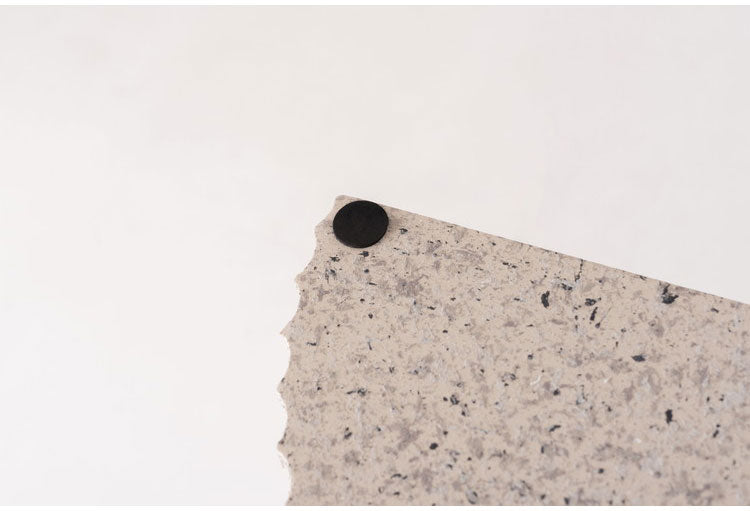 サイドテーブル 幅40cm 繊維板 おしゃれ シンプル シック モダン テラゾー柄 おしゃれ かわいい 角丸 ライトグレー ホワイト リビング ダイニング 寝室(代引不可)