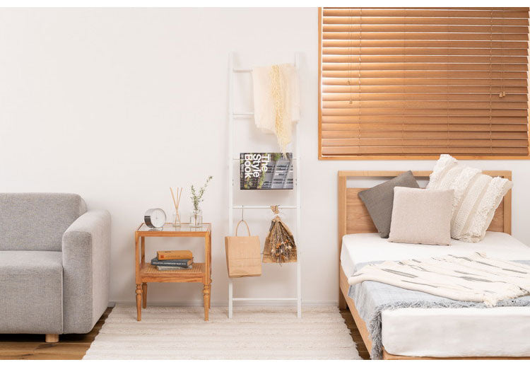 ラダーハンガー MIP-17 東谷 ハンガーラック スリム コンパクト シンプル 組立式 黒 白 ブラック ホワイト 収納 衣類 スタイリッシュ インテリア ディスプレイ 見せる収納 おしゃれ 一人暮らし(代引不可)