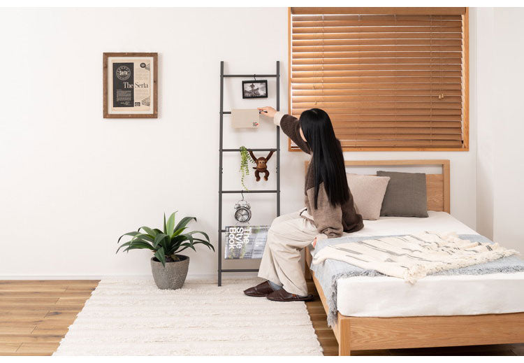 ラダーハンガー MIP-17 東谷 ハンガーラック スリム コンパクト シンプル 組立式 黒 白 ブラック ホワイト 収納 衣類 スタイリッシュ インテリア ディスプレイ 見せる収納 おしゃれ 一人暮らし(代引不可)