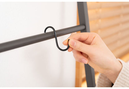 ラダーハンガー MIP-17 東谷 ハンガーラック スリム コンパクト シンプル 組立式 黒 白 ブラック ホワイト 収納 衣類 スタイリッシュ インテリア ディスプレイ 見せる収納 おしゃれ 一人暮らし(代引不可)