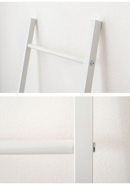 ラダーハンガー MIP-17 東谷 ハンガーラック スリム コンパクト シンプル 組立式 黒 白 ブラック ホワイト 収納 衣類 スタイリッシュ インテリア ディスプレイ 見せる収納 おしゃれ 一人暮らし(代引不可)