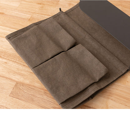 ハンギング収納バッグ 机下 収納 吊り下げ バッグ 連結 テーブル下 ハンギング おしゃれ パソコン タブレット 収納バッグ 収納鞄 かばん コンパクト ベラム紙 シンプル カジュアル(代引不可)