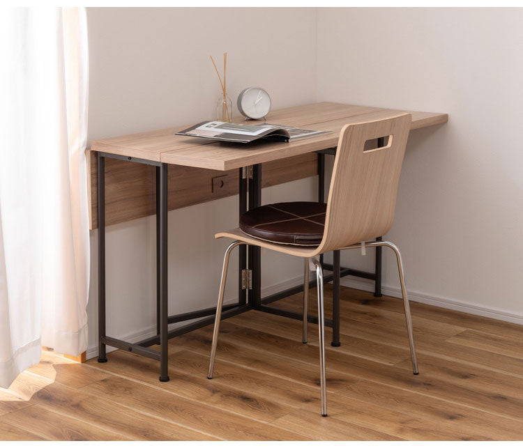 バタフライテーブル テーブル ダイニングテーブル バタフライテーブル バタフライ 伸縮 ナチュラル スチール 北欧 モダン シンプル 花台 台 デスク 作業台 おしゃれ(代引不可)