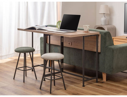 バタフライテーブル テーブル ダイニングテーブル バタフライテーブル バタフライ 伸縮 ナチュラル スチール 北欧 モダン シンプル 花台 台 デスク 作業台 おしゃれ(代引不可)