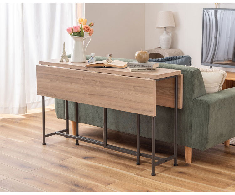 バタフライテーブル テーブル ダイニングテーブル バタフライテーブル バタフライ 伸縮 ナチュラル スチール 北欧 モダン シンプル 花台 台 デスク 作業台 おしゃれ(代引不可)