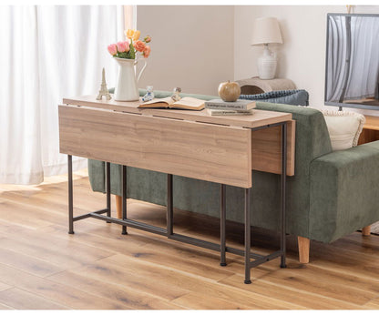 バタフライテーブル テーブル ダイニングテーブル バタフライテーブル バタフライ 伸縮 ナチュラル スチール 北欧 モダン シンプル 花台 台 デスク 作業台 おしゃれ(代引不可)