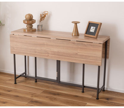 バタフライテーブル テーブル ダイニングテーブル バタフライテーブル バタフライ 伸縮 ナチュラル スチール 北欧 モダン シンプル 花台 台 デスク 作業台 おしゃれ(代引不可)