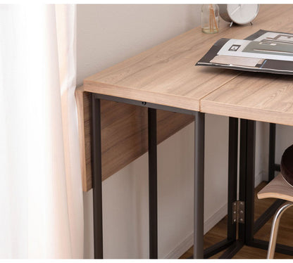 バタフライテーブル テーブル ダイニングテーブル バタフライテーブル バタフライ 伸縮 ナチュラル スチール 北欧 モダン シンプル 花台 台 デスク 作業台 おしゃれ(代引不可)