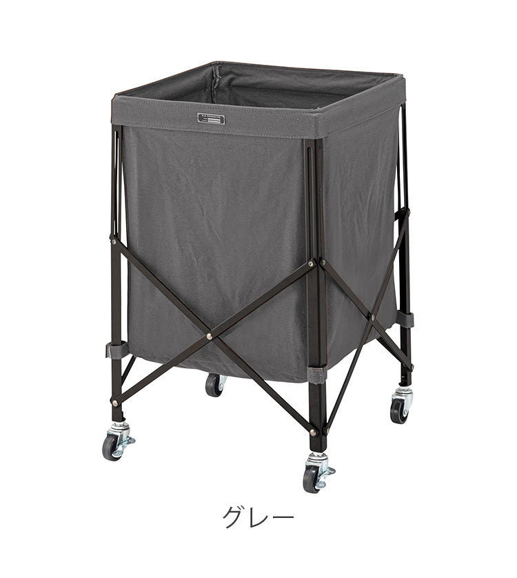 ワゴン バスケット 折りたたみ ランドリーバスケット キャスター付き おしゃれ コンパクト スリム 一人暮らし シンプル 収納 衣類収納 小物収納 マガジン収納 軽量 軽い 持ち運び リビング(代引不可)