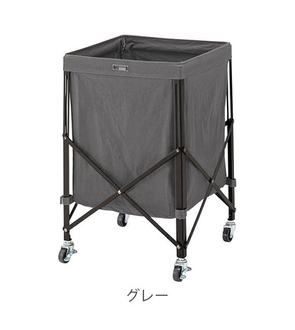 ワゴン バスケット 折りたたみ ランドリーバスケット キャスター付き おしゃれ コンパクト スリム 一人暮らし シンプル 収納 衣類収納 小物収納 マガジン収納 軽量 軽い 持ち運び リビング(代引不可)