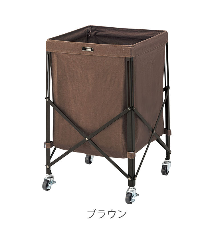 ワゴン バスケット 折りたたみ ランドリーバスケット キャスター付き おしゃれ コンパクト スリム 一人暮らし シンプル 収納 衣類収納 小物収納 マガジン収納 軽量 軽い 持ち運び リビング(代引不可)