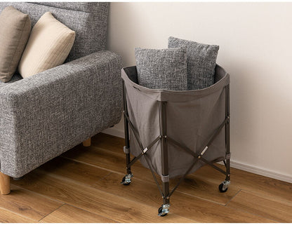 ワゴン バスケット 折りたたみ ランドリーバスケット キャスター付き おしゃれ コンパクト スリム 一人暮らし シンプル 収納 衣類収納 小物収納 マガジン収納 軽量 軽い 持ち運び リビング(代引不可)