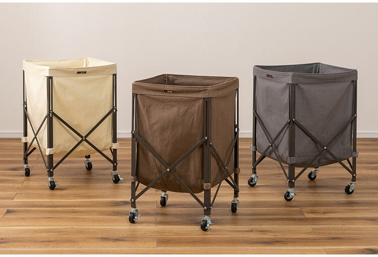 ワゴン バスケット 折りたたみ ランドリーバスケット キャスター付き おしゃれ コンパクト スリム 一人暮らし シンプル 収納 衣類収納 小物収納 マガジン収納 軽量 軽い 持ち運び リビング(代引不可)