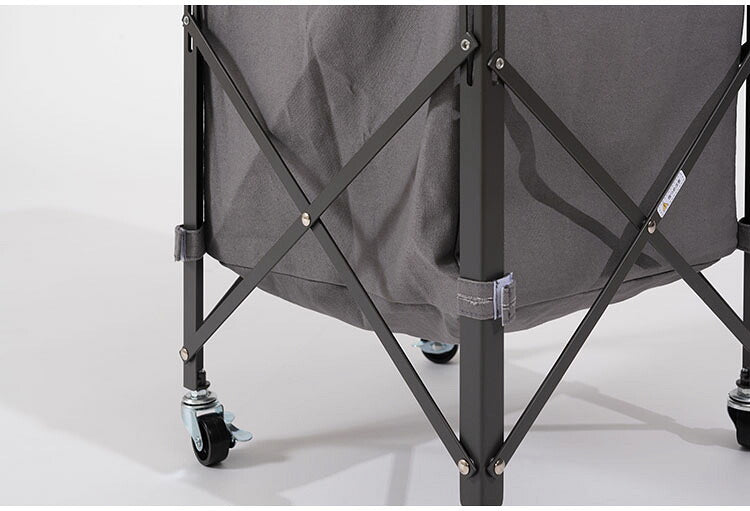 ワゴン バスケット 折りたたみ ランドリーバスケット キャスター付き おしゃれ コンパクト スリム 一人暮らし シンプル 収納 衣類収納 小物収納 マガジン収納 軽量 軽い 持ち運び リビング(代引不可)