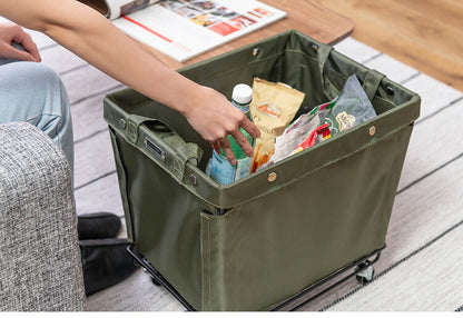 バスケットワゴン キャスター付き 収納 収納家具 ランドリーボックス 小物入れ 小物収納 一人暮らし 収納ボックス おしゃれ 北欧 片付け 模様替え かご 収納かご(代引不可)