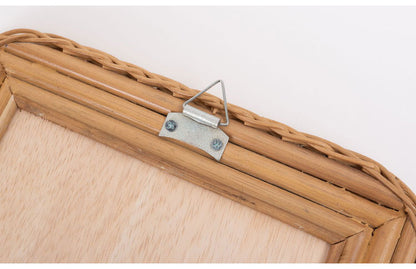 ラタンミラー ミラー 鏡 姿見 壁掛け ウォールミラー 丸型 円型 ラタン 籐 シンプル おしゃれ ナチュラル インテリア 省スペース 新生活 一人暮らし(代引不可)