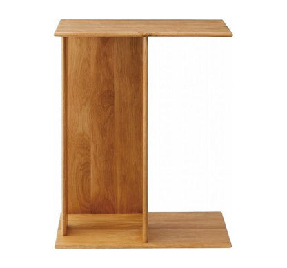 サイドテーブル 木製サイドテーブル ナイトテーブル おしゃれ オーク 無垢材 ナチュラル 天然木 北欧 モダン シンプル 収納 マガジンラック 寝室 ソファサイド ベッドサイド(代引不可)