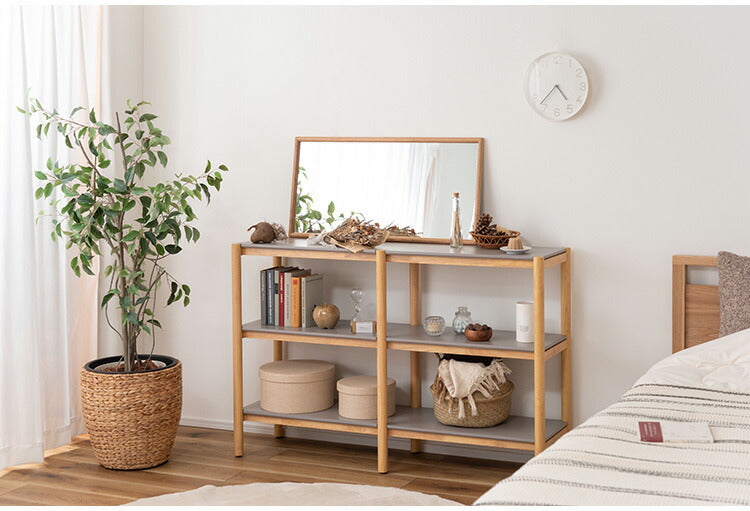 ウォールミラー MTK-310 東谷 ウォールミラー ミラー 鏡 かがみ 壁 壁掛け 壁掛けミラー 姿見 長方形 80×40 40×80 木製 天然木 オーク ドレッサー 玄関 リビング 飛散防止 ナチュラル ベージュ(代引不可)