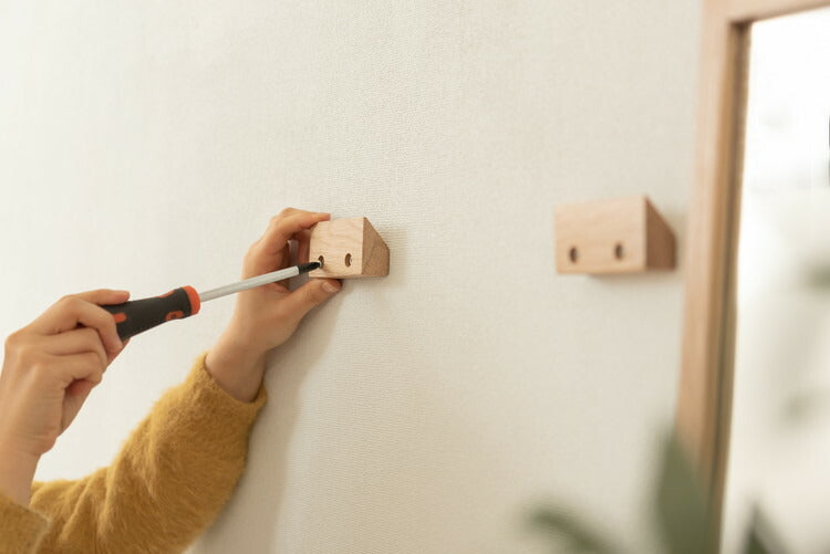 鏡 ミラー スリム スタンドミラー おしゃれ 全身ミラー 姿見 全身鏡 壁掛けミラー ウォールミラー オーク オーク無垢材 北欧 ナチュラル シンプル モダン 飛散防止 省スペース 一人暮らし ワンルーム(代引不可)