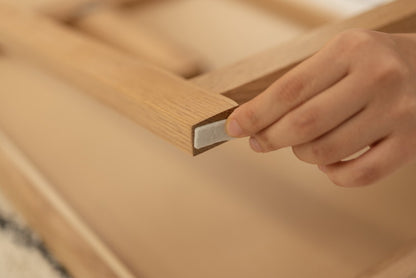 鏡 ミラー スリム スタンドミラー おしゃれ 全身ミラー 姿見 全身鏡 壁掛けミラー ウォールミラー オーク オーク無垢材 北欧 ナチュラル シンプル モダン 飛散防止 省スペース 一人暮らし ワンルーム(代引不可)