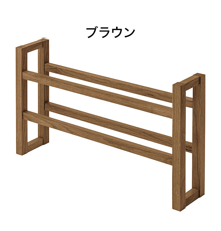 スリッパラック スリッパ 玄関 エントランス 天然木 オーク オーク無垢材 ナチュラル ブラウン シンプル モダン おしゃれ コンパクト 省スペース 無垢材 北欧 4足収納(代引不可)