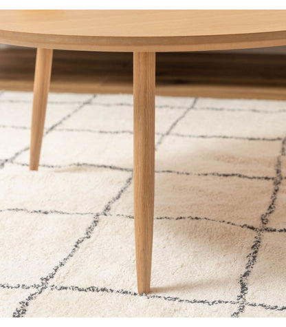 サイドテーブル 幅70cm 3本脚 円形 ラウンド ネストテーブル テーブル コンパクト シンプル ナチュラル 北欧 かわいい おしゃれ 丸型 ラウンド 木製 天然木 一人暮らし ソファ(代引不可)