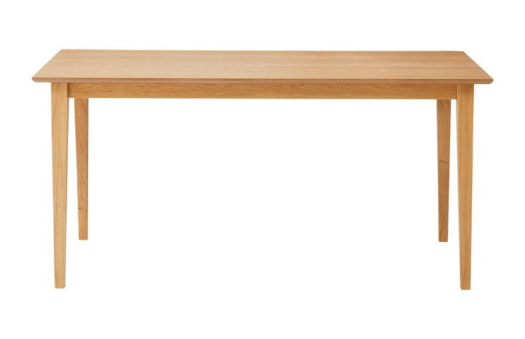 ダイニングテーブル 幅150cm 4人掛け 長方形 4人用 ゆったり テーブル 食卓 北欧 おしゃれ シンプル ナチュラル 木製 天然木 省スペース かわいい 木目調 新生活(代引不可)