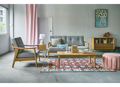 リビングテーブル 幅110cm センターテーブル テーブル おしゃれ 北欧 シンプル ナチュラル 木製 天然木 一人暮らし 食卓 ソファ 座椅子 新生活(代引不可)