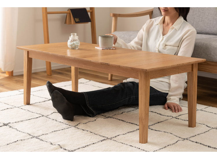 リビングテーブル 幅110cm センターテーブル テーブル おしゃれ 北欧 シンプル ナチュラル 木製 天然木 一人暮らし 食卓 ソファ 座椅子 新生活(代引不可)