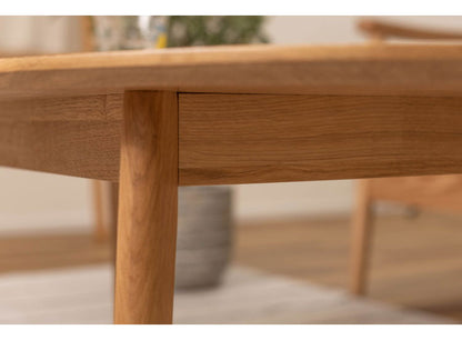 センターテーブル 幅120cm 楕円形 リビングテーブル 北欧 おしゃれ シンプル コンパクト 木製 天然木 楕円型 スタイリッシュ リビング 一人暮らし ソファ 座椅子(代引不可)