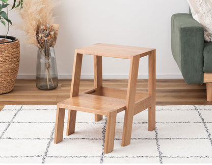 ステップ台 MTK-350 東谷 ステップ台 踏み台 ディスプレイ ナチュラル シンプル 木製 天然木 おしゃれ スツール サイドテーブル 収納 玄関 リビング ダイニング コンパクト 小さい(代引不可)