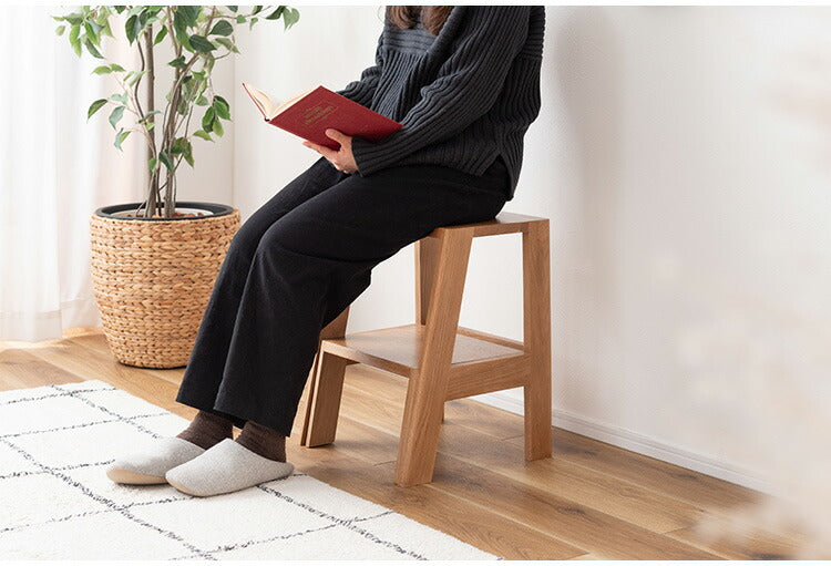 ステップ台 MTK-350 東谷 ステップ台 踏み台 ディスプレイ ナチュラル シンプル 木製 天然木 おしゃれ スツール サイドテーブル 収納 玄関 リビング ダイニング コンパクト 小さい(代引不可)