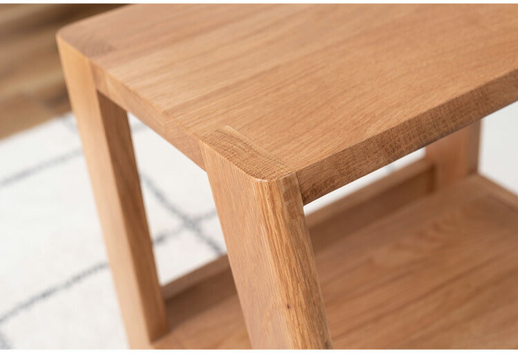 ステップ台 MTK-350 東谷 ステップ台 踏み台 ディスプレイ ナチュラル シンプル 木製 天然木 おしゃれ スツール サイドテーブル 収納 玄関 リビング ダイニング コンパクト 小さい(代引不可)