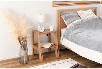 ステップ台 MTK-350 東谷 ステップ台 踏み台 ディスプレイ ナチュラル シンプル 木製 天然木 おしゃれ スツール サイドテーブル 収納 玄関 リビング ダイニング コンパクト 小さい(代引不可)