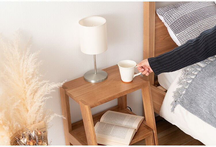 ステップ台 MTK-350 東谷 ステップ台 踏み台 ディスプレイ ナチュラル シンプル 木製 天然木 おしゃれ スツール サイドテーブル 収納 玄関 リビング ダイニング コンパクト 小さい(代引不可)