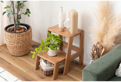 ステップ台 MTK-350 東谷 ステップ台 踏み台 ディスプレイ ナチュラル シンプル 木製 天然木 おしゃれ スツール サイドテーブル 収納 玄関 リビング ダイニング コンパクト 小さい(代引不可)