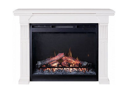 マントルピース コンソール 暖炉 飾り棚 アンティーク調 木製 天然木 幅100cm ディスプレイラック インテリア ラック 棚 壁面装飾 花台 シャビーシック レトロ ブラウン ホワイト(代引不可)