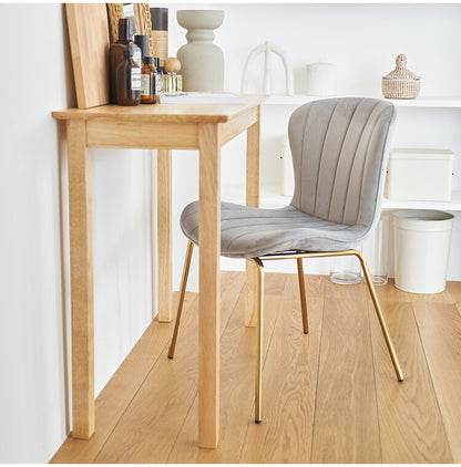 ベロア チェア シンプル かわいい 淡色 パステル おしゃれ アンティーク ゴールド ガーリー イス 椅子 いす 背もたれ 肘掛けなし アームレス アイボリー 白 ホワイト ベージュ グレー 灰(代引不可)